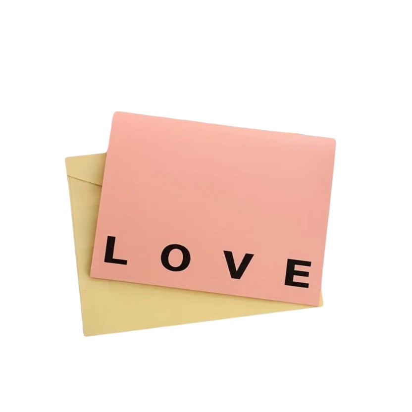 LOVE Pop-Up Karte – Herz zum Aufklappen
